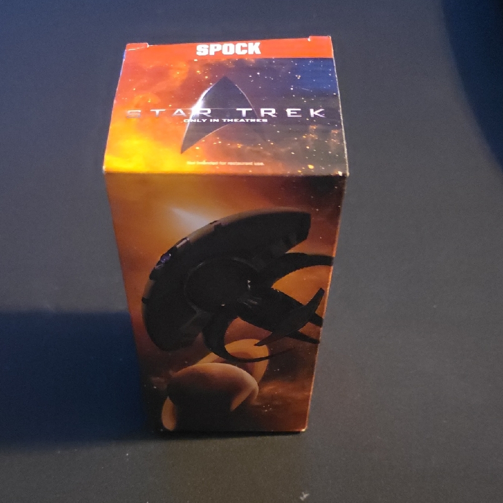 2008 Star Trek Spock Collectible Glass In Box